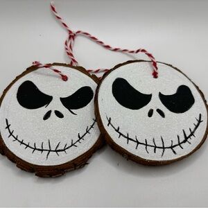 Jack Skellington Wooden Ornaments